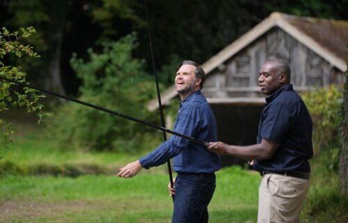 US Vice President JD Vance went fishing with UK Foreign Secretary David Lammy in southern England on August 8.