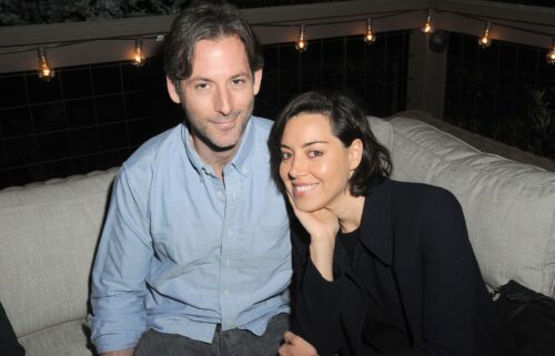 Jeff Baena and Aubrey Plaza are pictured in 2016. Aubrey Plaza is opening up about her life after the death of her husband