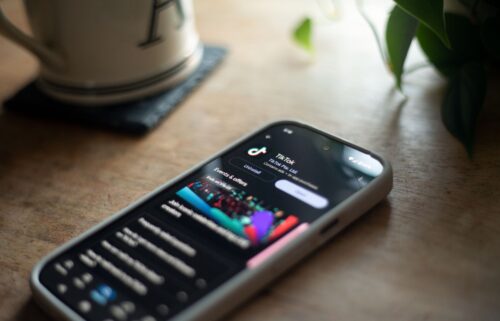 TikTok is seen in the app store of a Google Pixel on January 8. Current and former TikTok employees have raised concerns internally about how the app’s popular algorithm could hurt young users’ mental health.