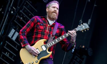 Guitarist Brent Hinds of Mastodon performs during Carolina Rebellion at Charlotte Motor Speedway in May 2017 in Charlotte