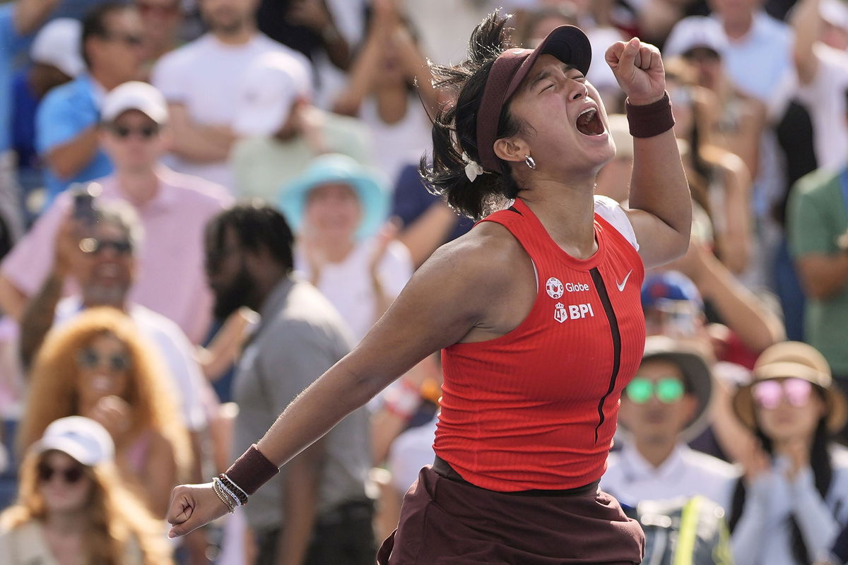 <i>Jeenah Moon/Reuters via CNN Newsource</i><br/>Eala was backed by a raucous crowd.