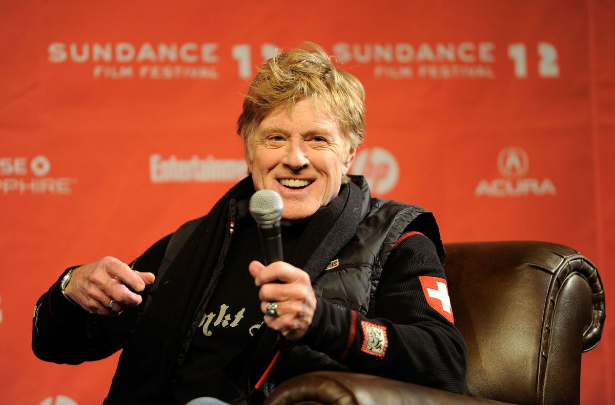 <i>Jemal Countess/Getty Images via CNN Newsource</i><br/>Sundance Institute President and Founder Robert Redford speaks at the festival's opening day press conference in 2012.