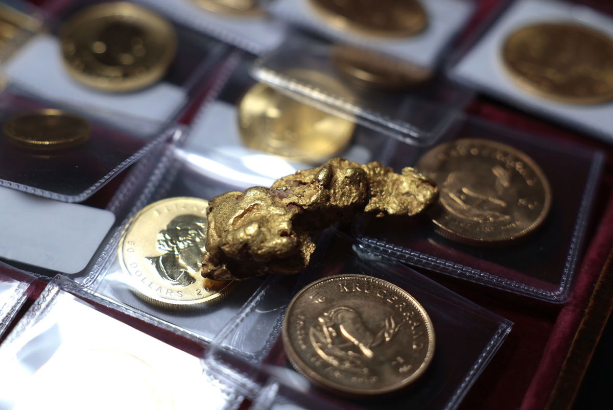 <i>Justin Sullivan/Getty Images via CNN Newsource</i><br/>Gold spiked beyond $4