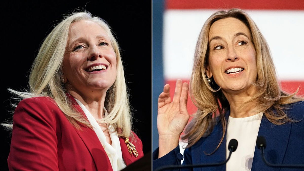 <i>AP/Getty Images via CNN Newsource</i><br/>Abigail Spanberger and Mikie Sherrill were roommates on Capitol Hill.