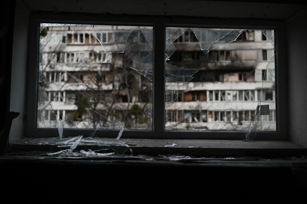 <i>Genya Savilov/AFP/Getty Images via CNN Newsource</i><br/>Russia rained missiles and drones overnight on Kyiv