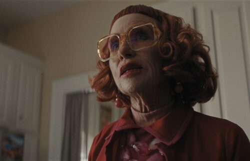 Amy Madigan in "Weapons" as a stressed America's final boss.