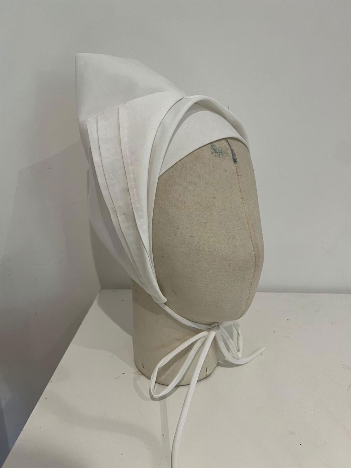 <i>Susie Coulthard via CNN Newsource</i><br/>Monroe's pointed bonnet was inspired by a Steven Meisel shoot from 2006